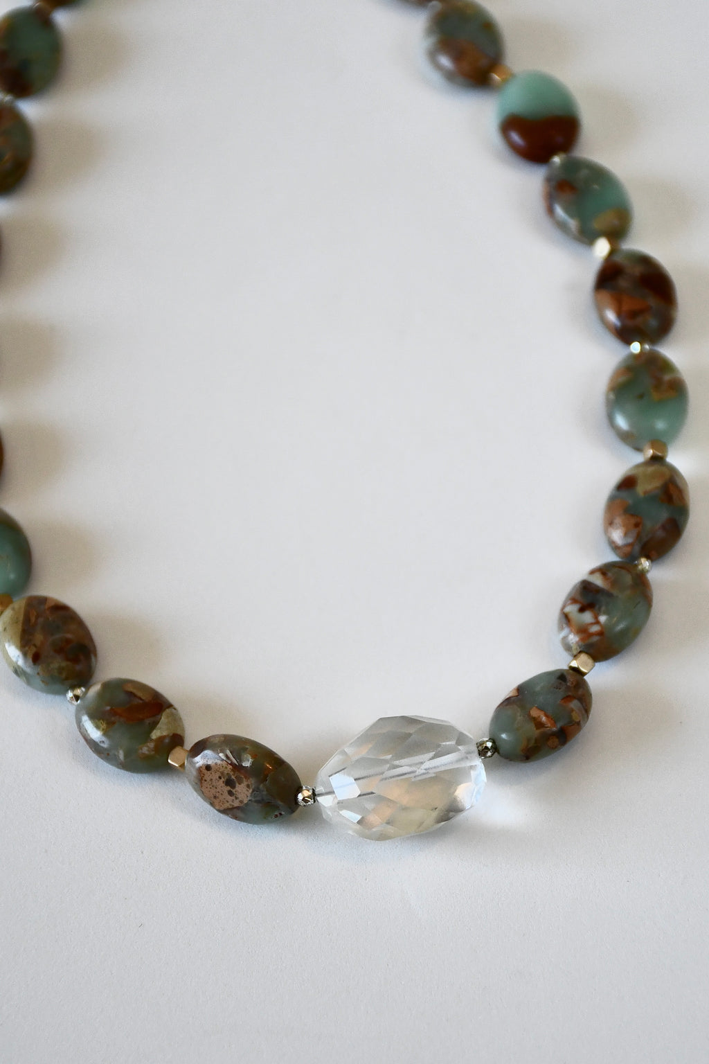 Collier AquaTerra & Cristal de Roche