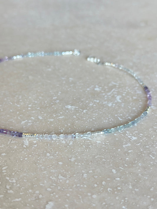Collier Fluorite — Clarté intérieur