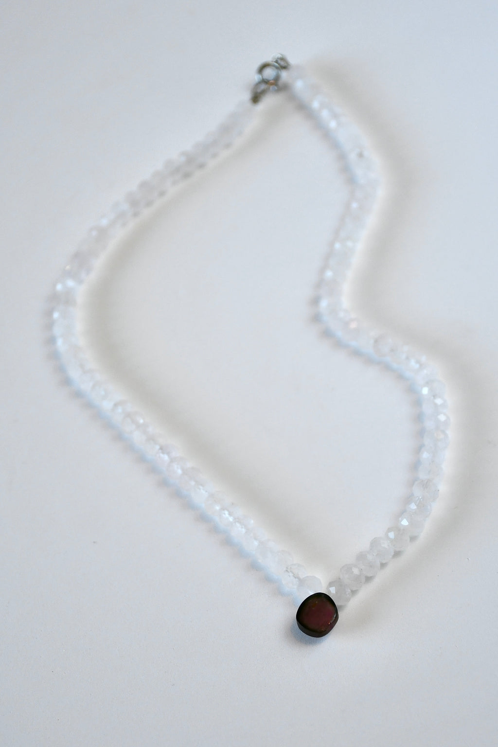 Collier Quartz rose & Tourmaline melon d’eau — Harmonie du cœur et douceur intérieure