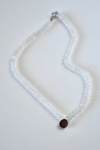 Collier Quartz rose & Tourmaline melon d’eau — Harmonie du cœur et douceur intérieure