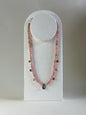 Collier Opale rose & Cristal — La tendresse à l’état pur