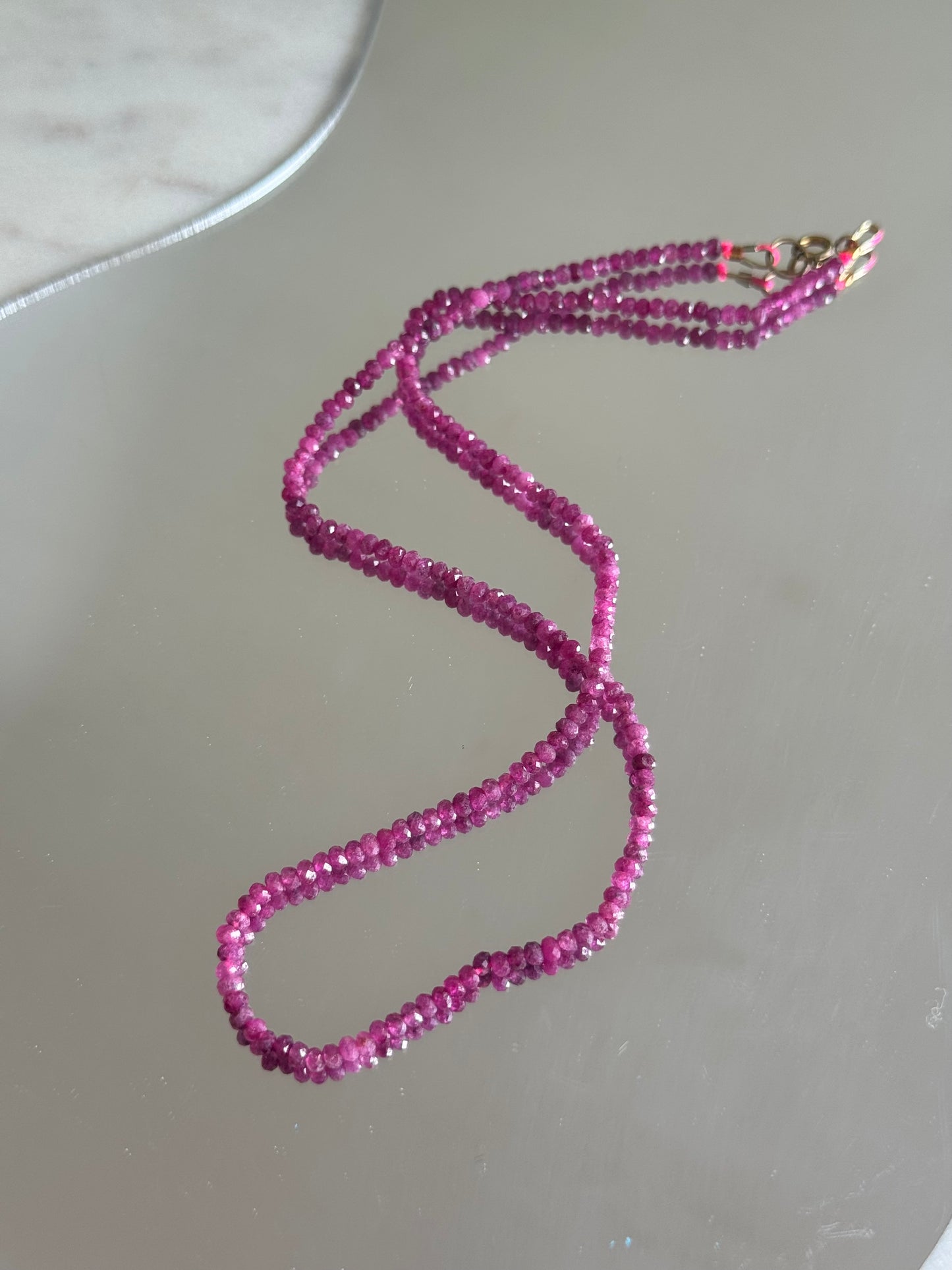 Collier Rubis — Le feu du cœur