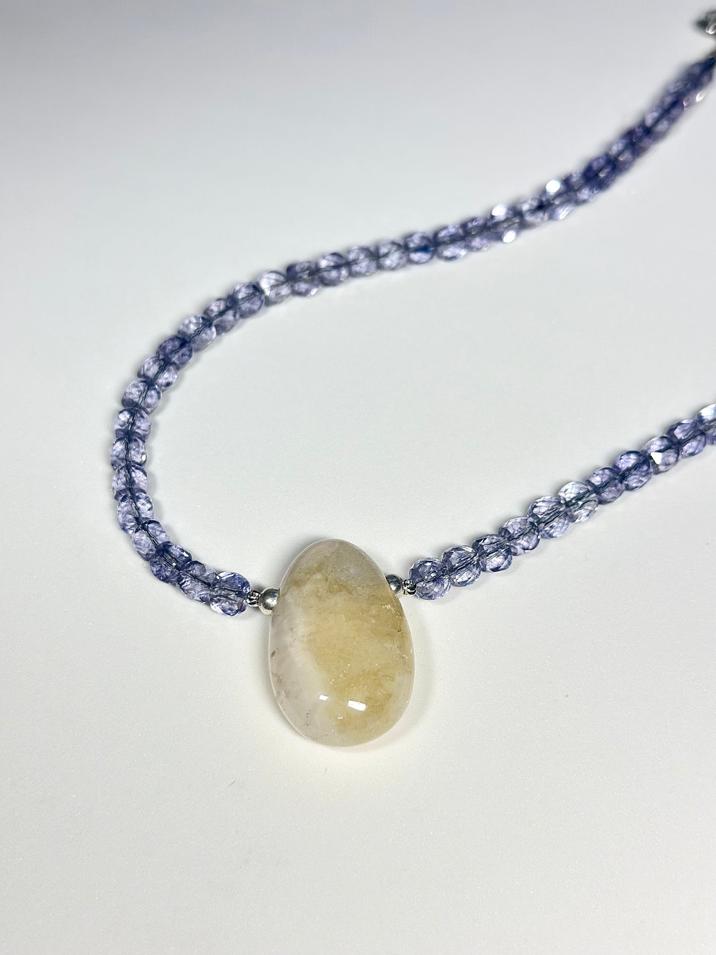 Collier Topaze & Citrine — Clarté, Vitalité et Équilibre