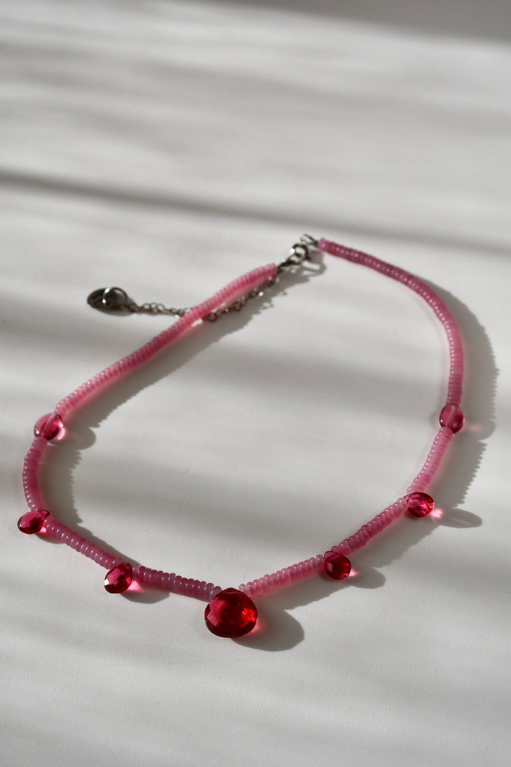 Collier Jade & Quartz