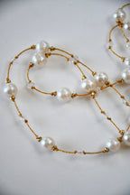 Collier “Cycle de lumière”, 21 perles d’eau douce