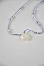 Collana con Pietra di Luna su seta