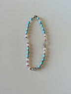 Collana Selenite, Cristallo di Rocca e Howlite — La chiarezza del silenzio