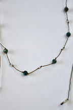 #12 Collana regolabile turchese e madreperla