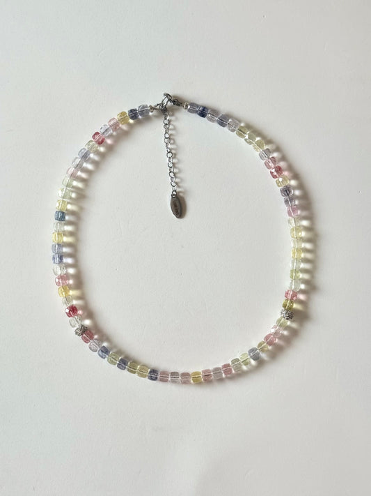 Collier Topaze colorée