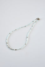 Colliers fins de pierres naturelles, Turquoise, Obsidienne, Aigue-Marine, Howlite, Goldstone