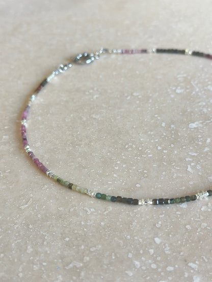 Collier Tourmaline et Grenat — Energie de vie