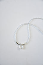 #93 Collana Diamanti Herkimer & Cristallo di Rocca