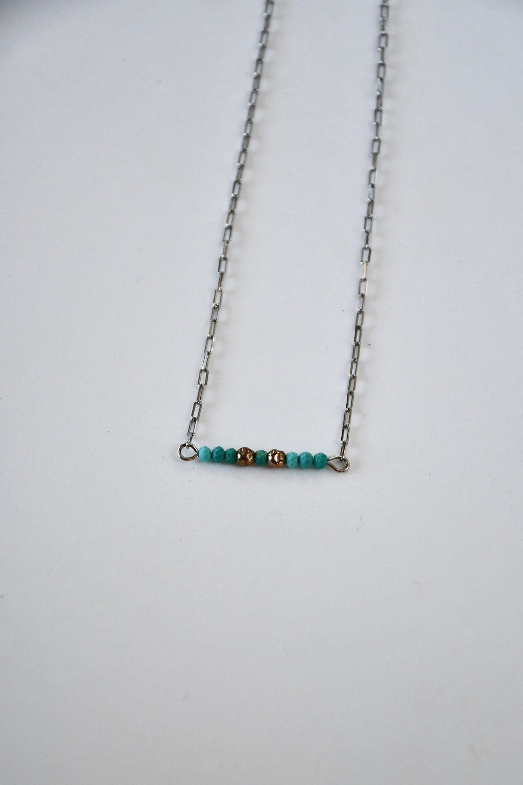Collier Howlite turquoise