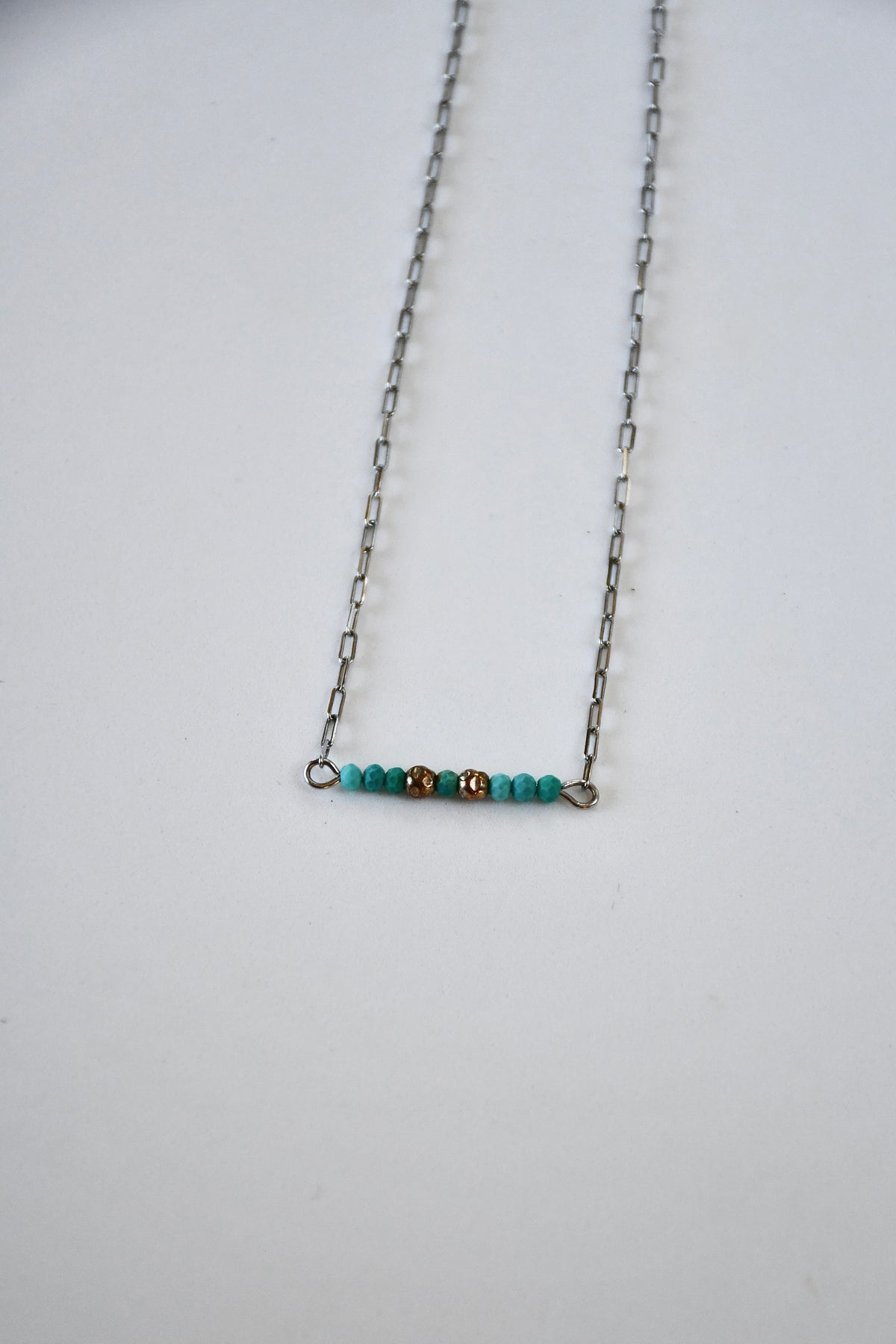 Collier Howlite turquoise