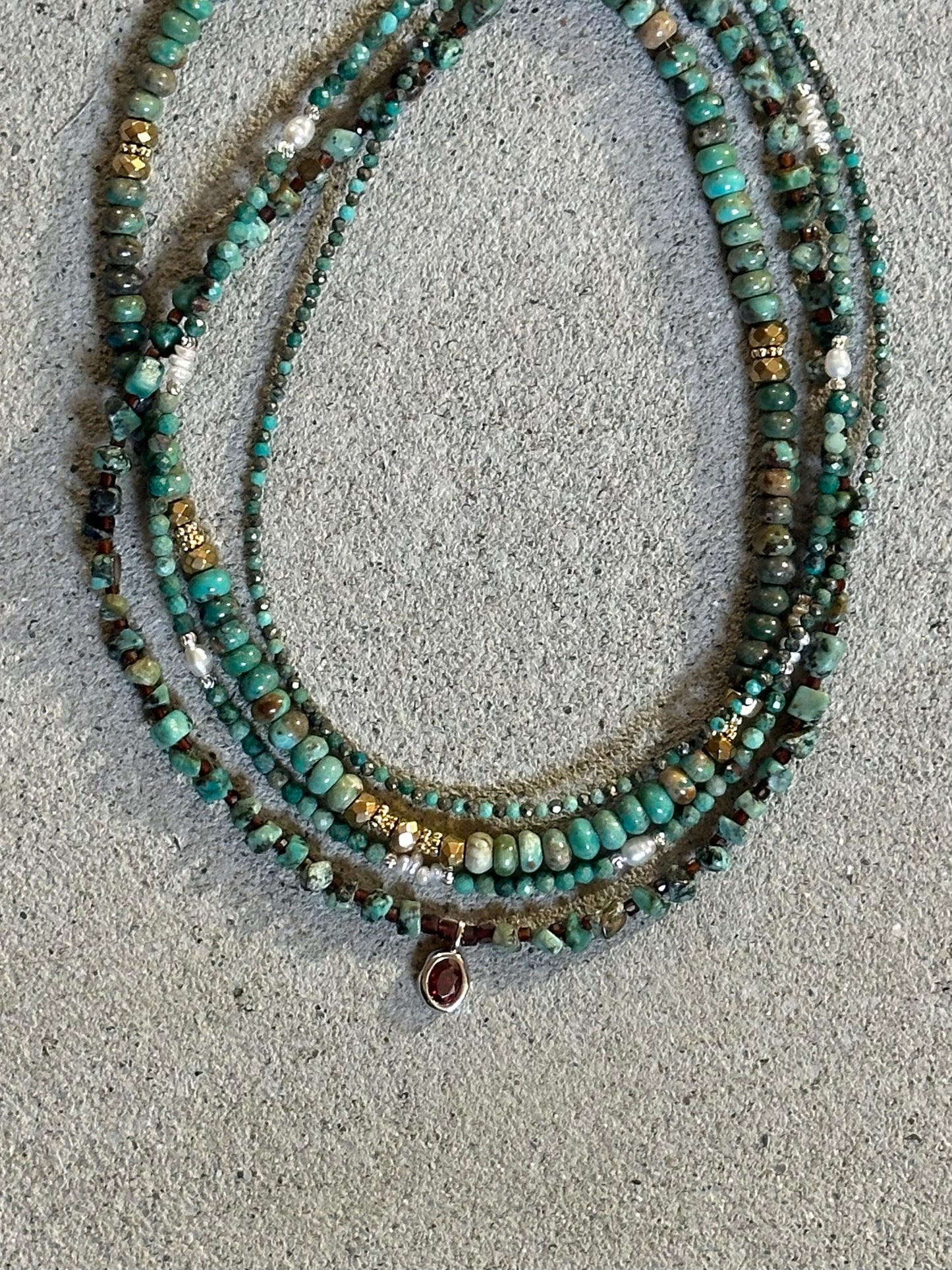 Colliers Chrysocolle / Turquoise