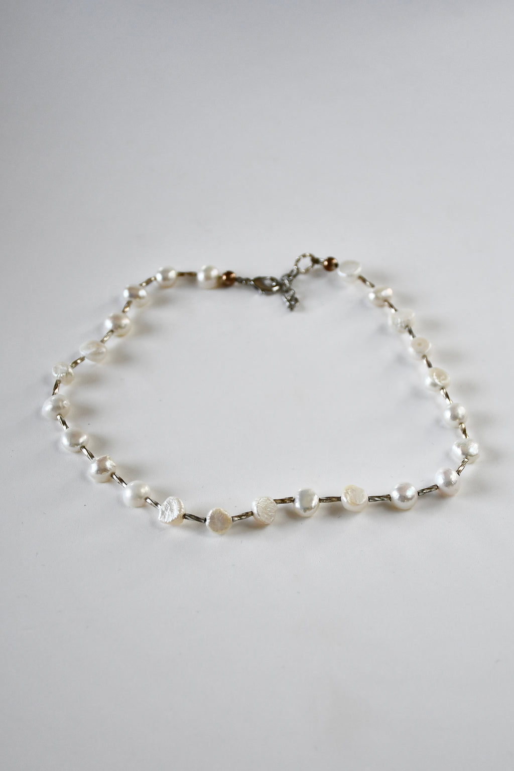 Collier perles d’eau douce et argent
