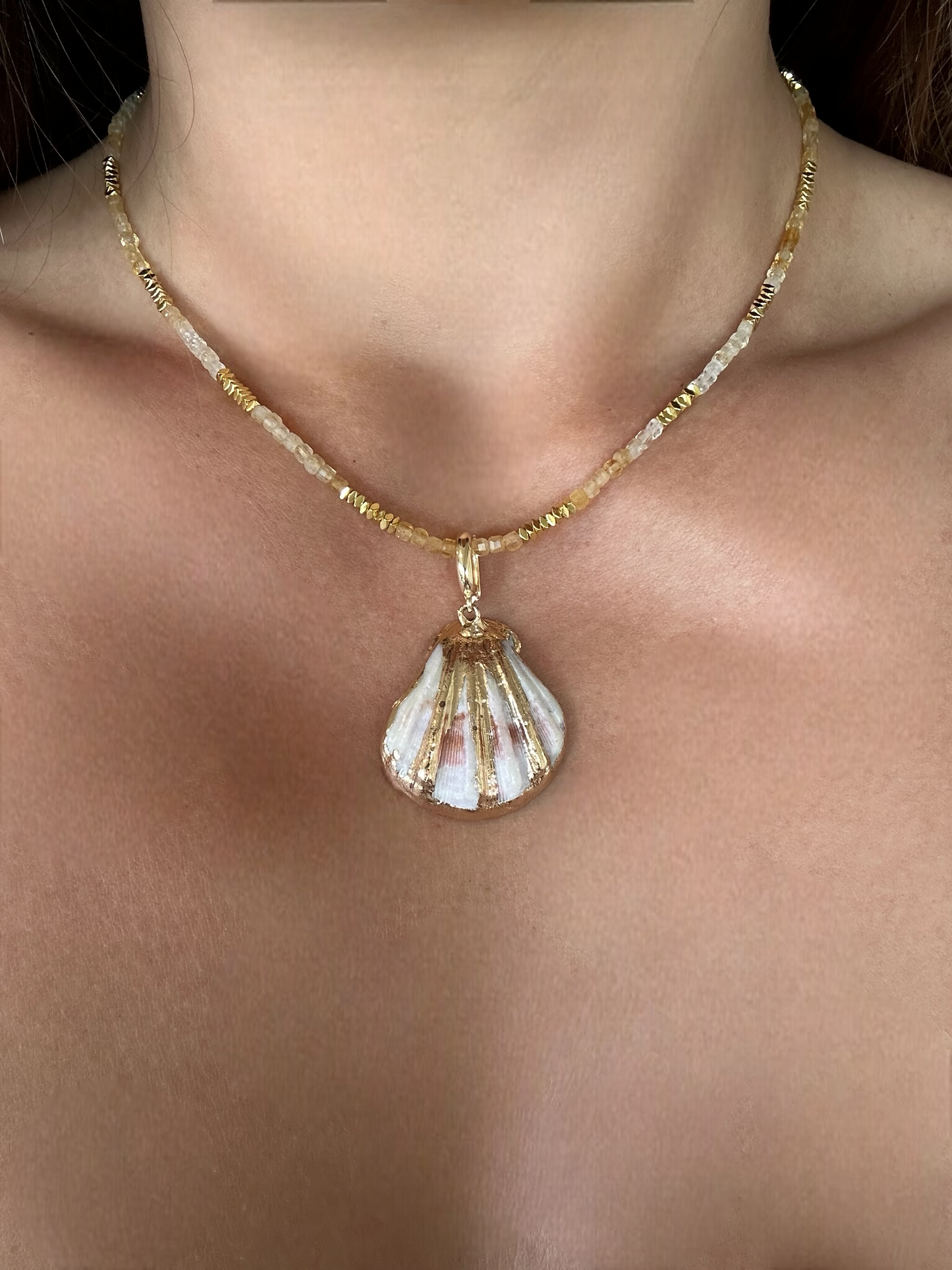 Collier Citrine — Éclat solaire