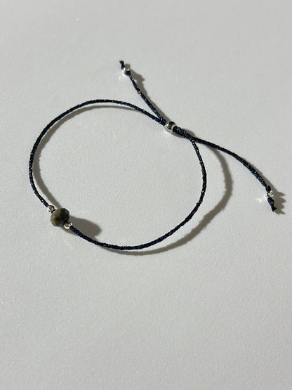 Divers Bracelet sur soie pailletée