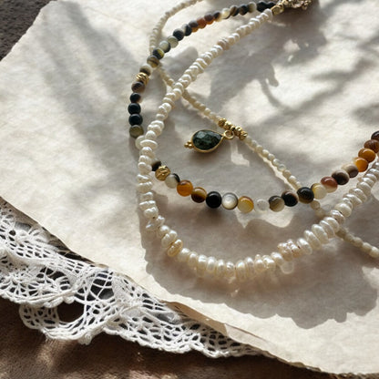 Collier perles de nacre