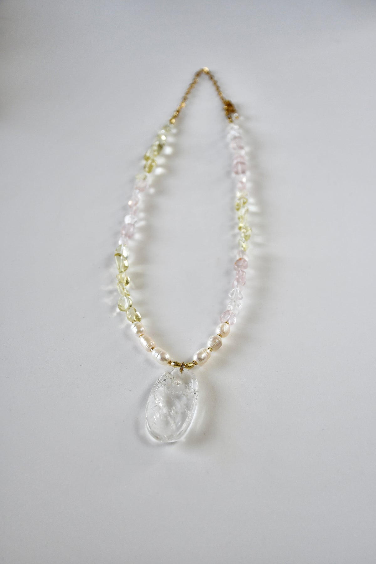 Collier Multi Quartz & Perles d’eau douce