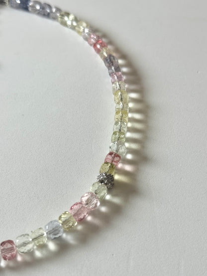 Collier Topaze colorée