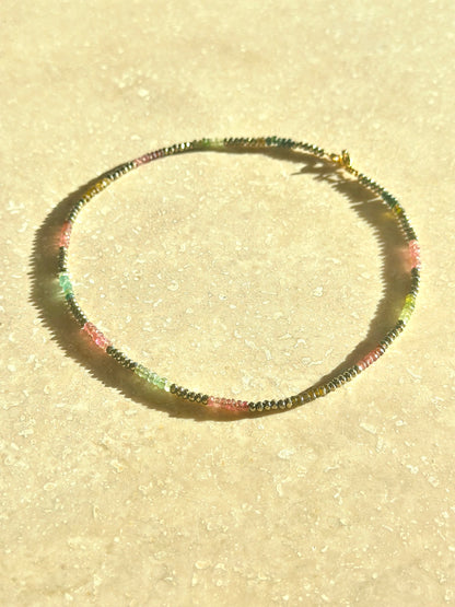 Collier Tourmaline melon d’eau