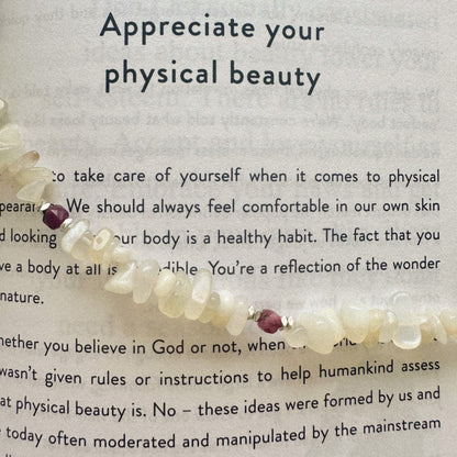 Collier Pierre de Lune et Tourmaline