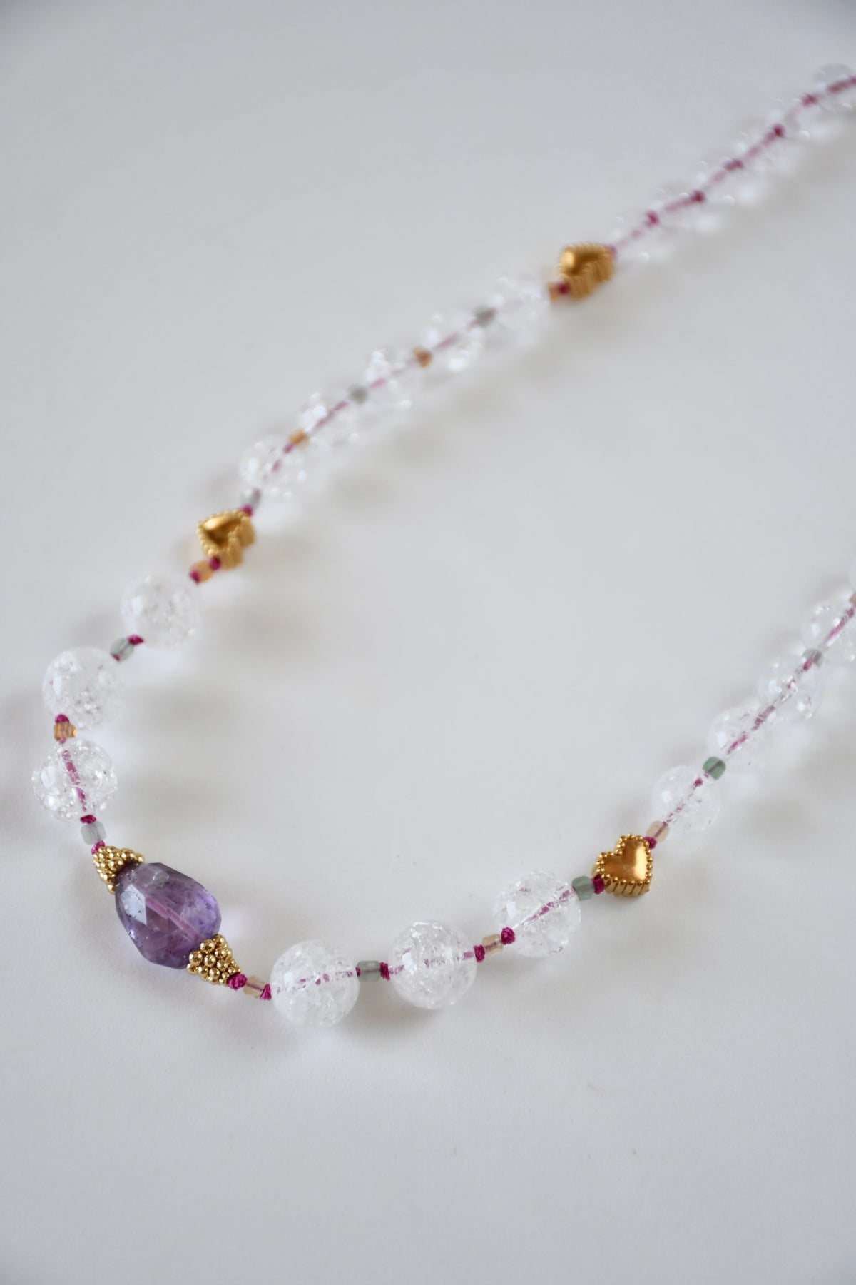 Colliers Quartz Craquelé — Lumière, Transformation & Clarté