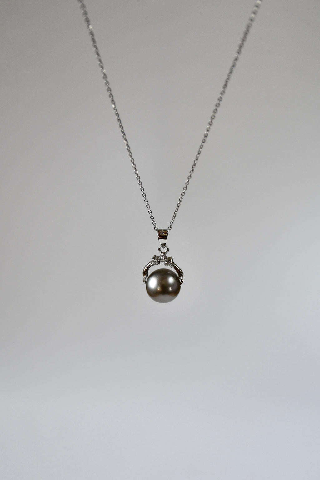 Collier Perle de Tahiti sur chaine Argent 925