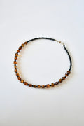 Collier Tourmaline noire & Ambre