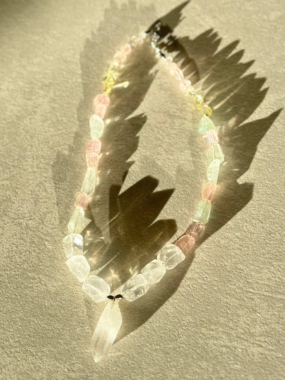 Collier multi Quartz