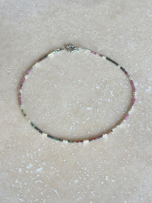 Collier Tourmaline et Grenat — Energie de vie