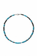 Halskette Opal & Türkis