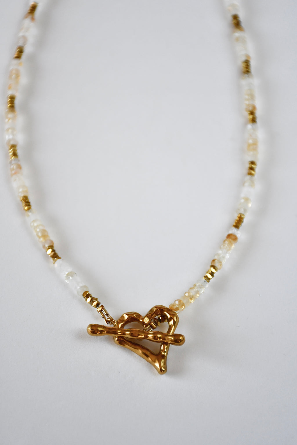 Collier fin Citrine — lumière et joie intérieure