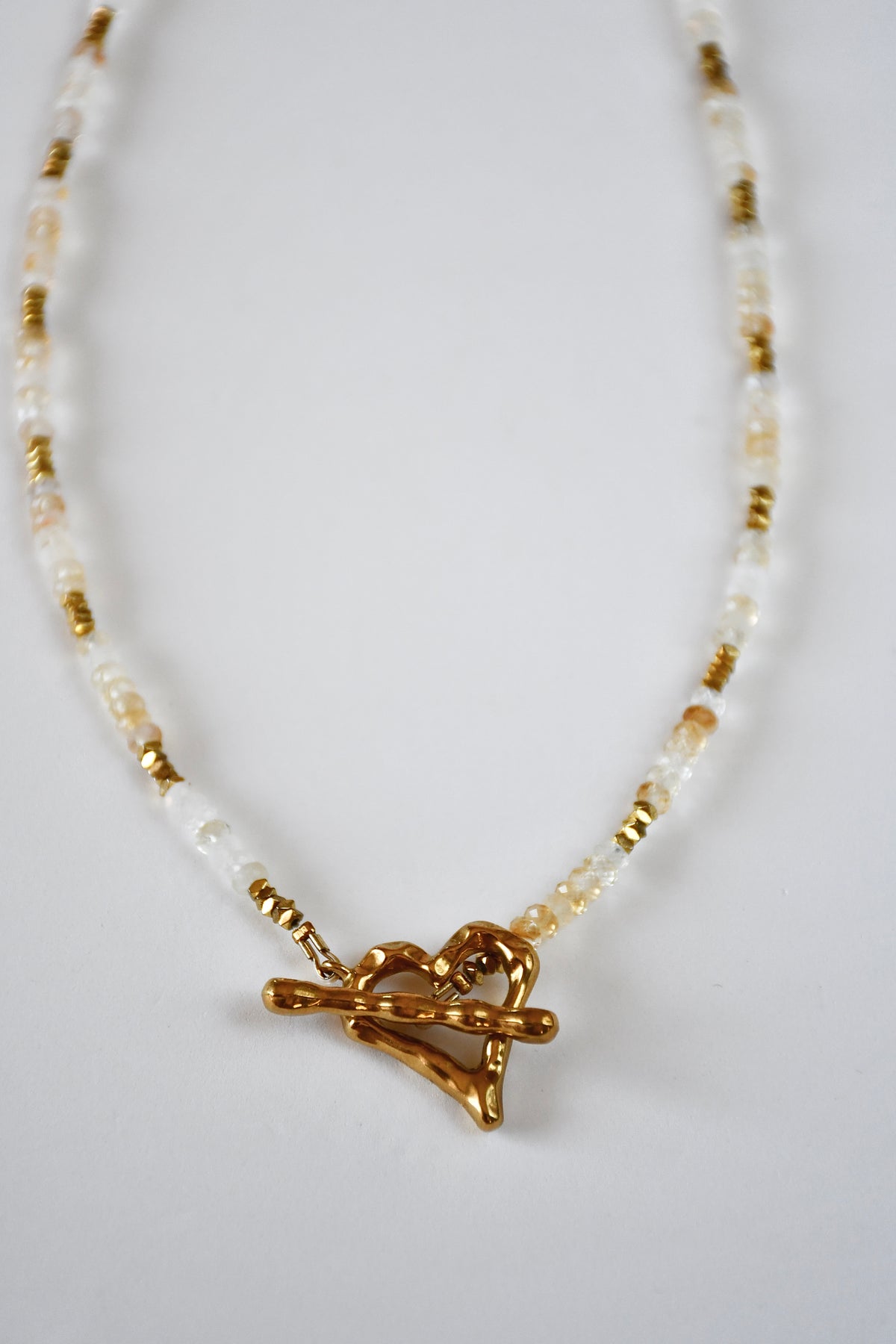 Collier fin Citrine — lumière et joie intérieure