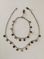 Set collana + cavigliera in madreperla