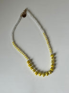 Collier Opale Éthiopienne, Perles d’eau douce & Cristal de roche