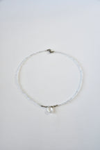 #93 Collana Diamanti Herkimer & Cristallo di Rocca