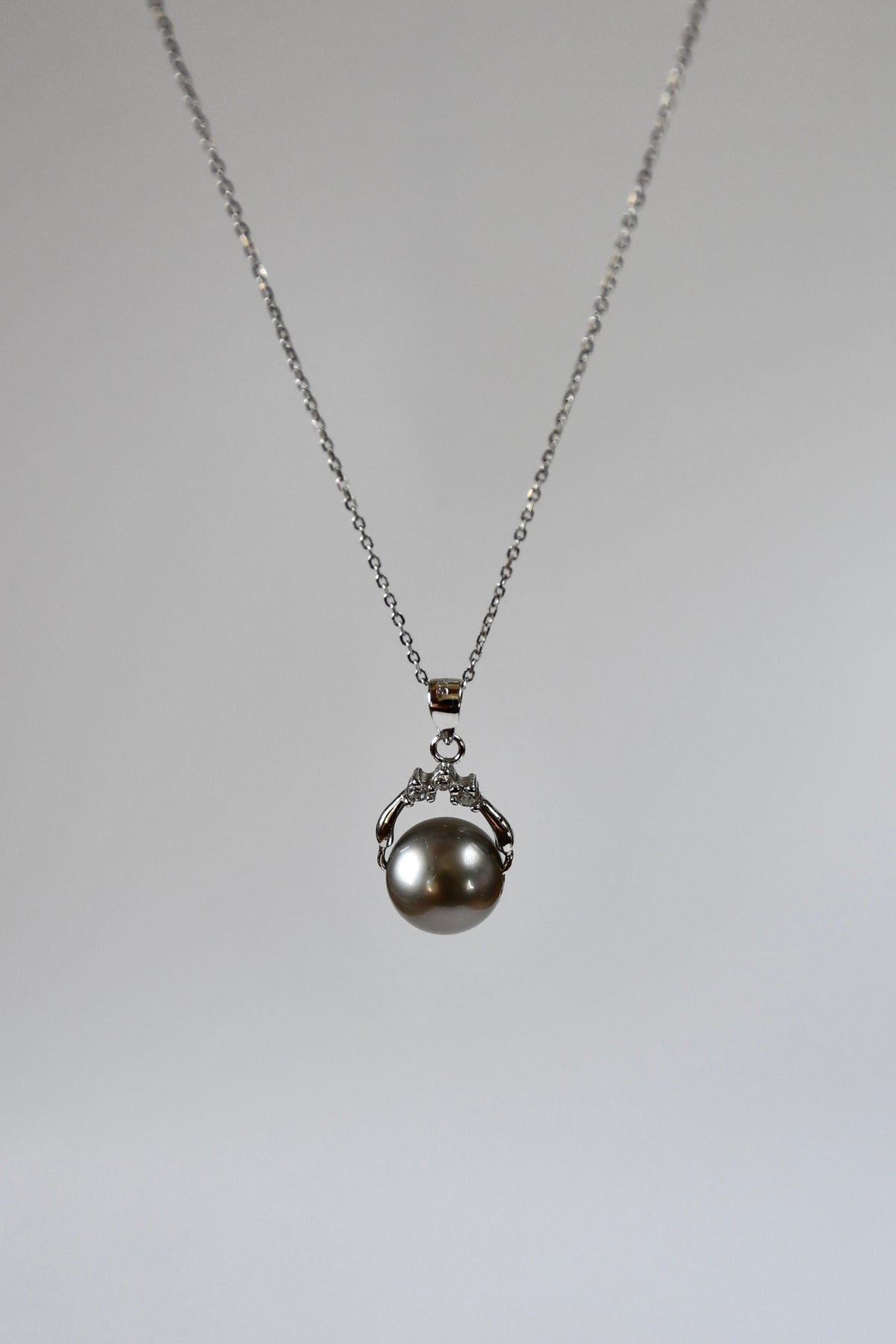 Collier Perle de Tahiti sur chaine Argent 925