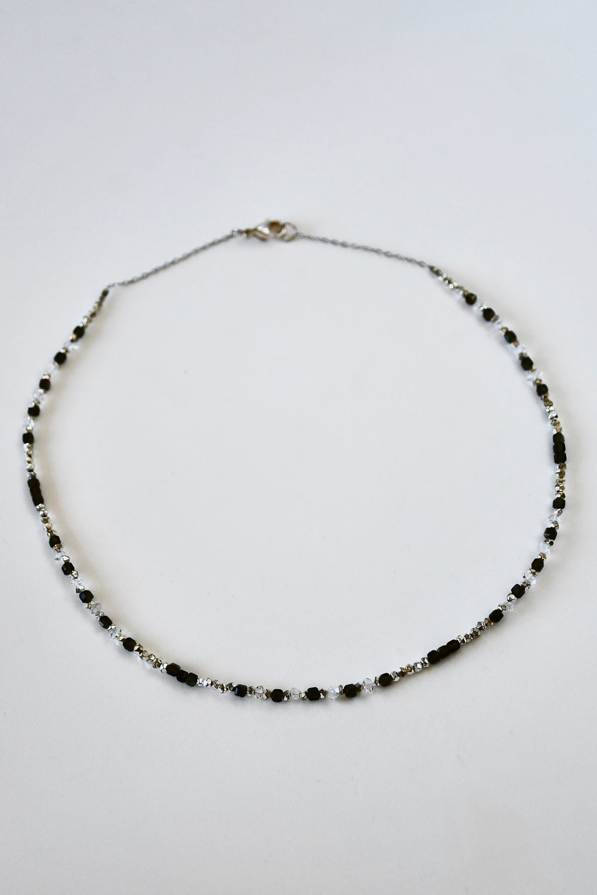 #83 Obsidian & Herkimer-Diamant