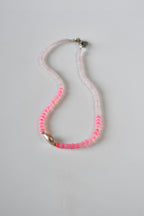 Collier Opale Éthiopienne, Perle d’eau douce & Quartz rose