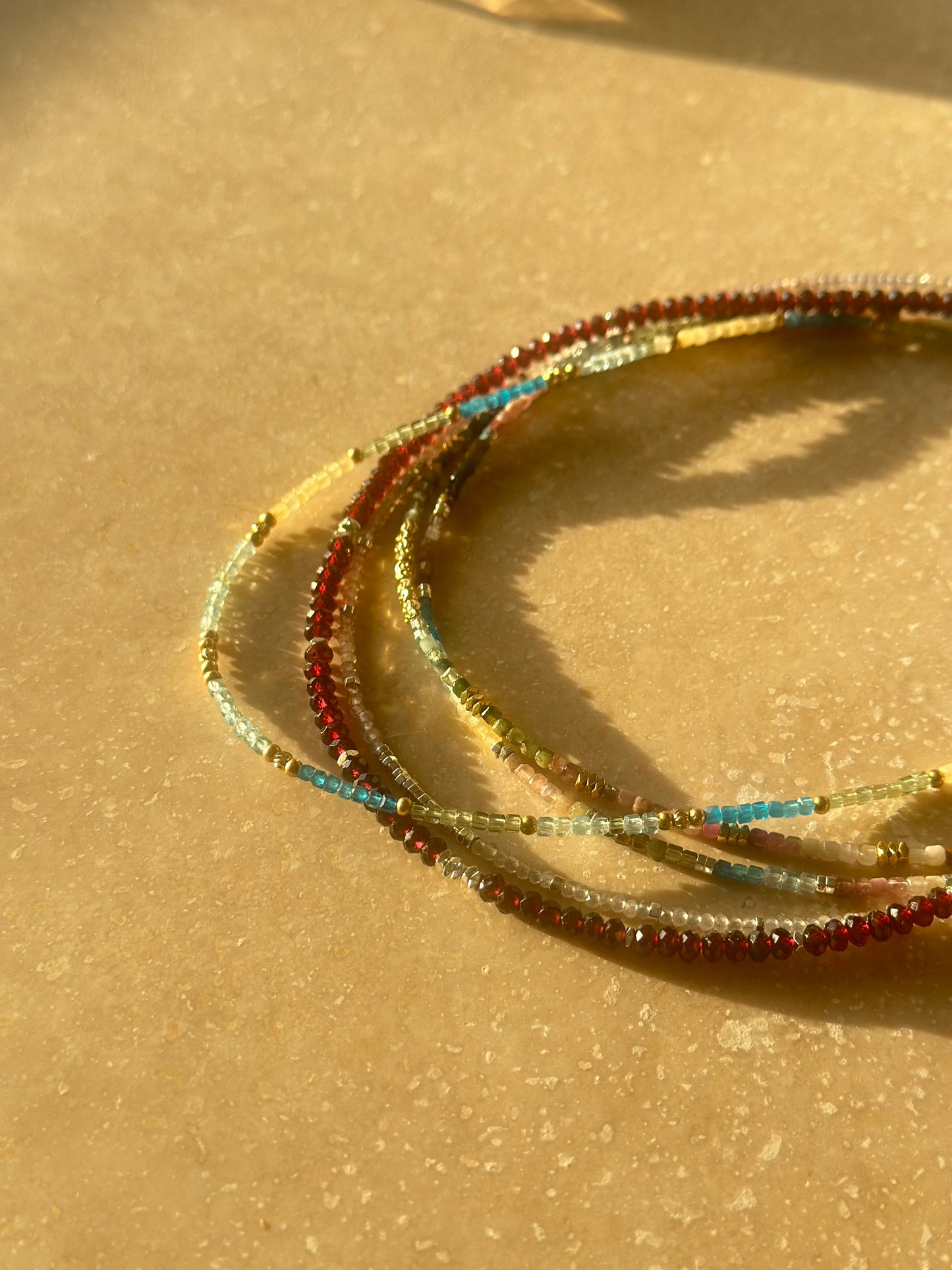 Collier Grenat - Vitalité