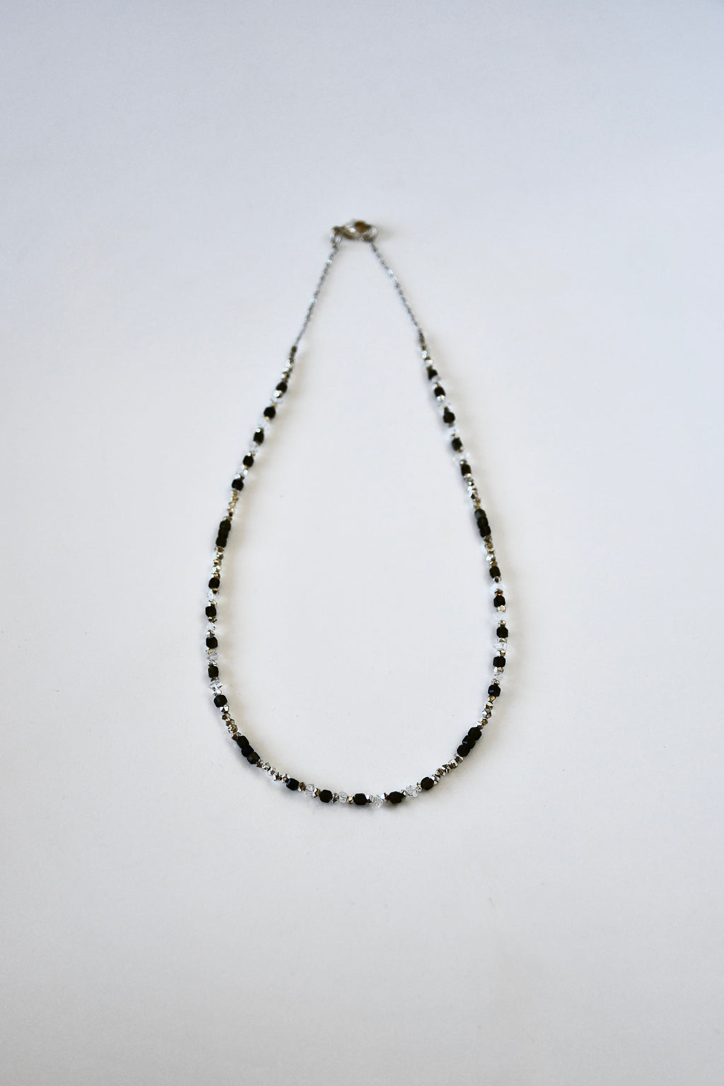 #83 Obsidian & Herkimer-Diamant