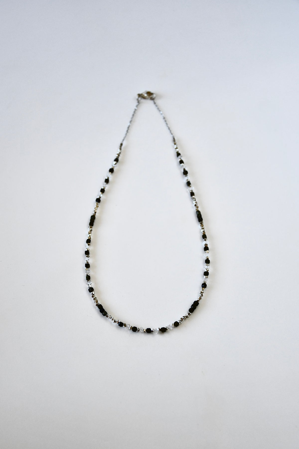 #83 Obsidian & Herkimer-Diamant