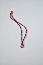 Collier fin Rubis — Le feu du cœur