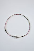#110 Collana con tormalina e granato – Energia vitale
