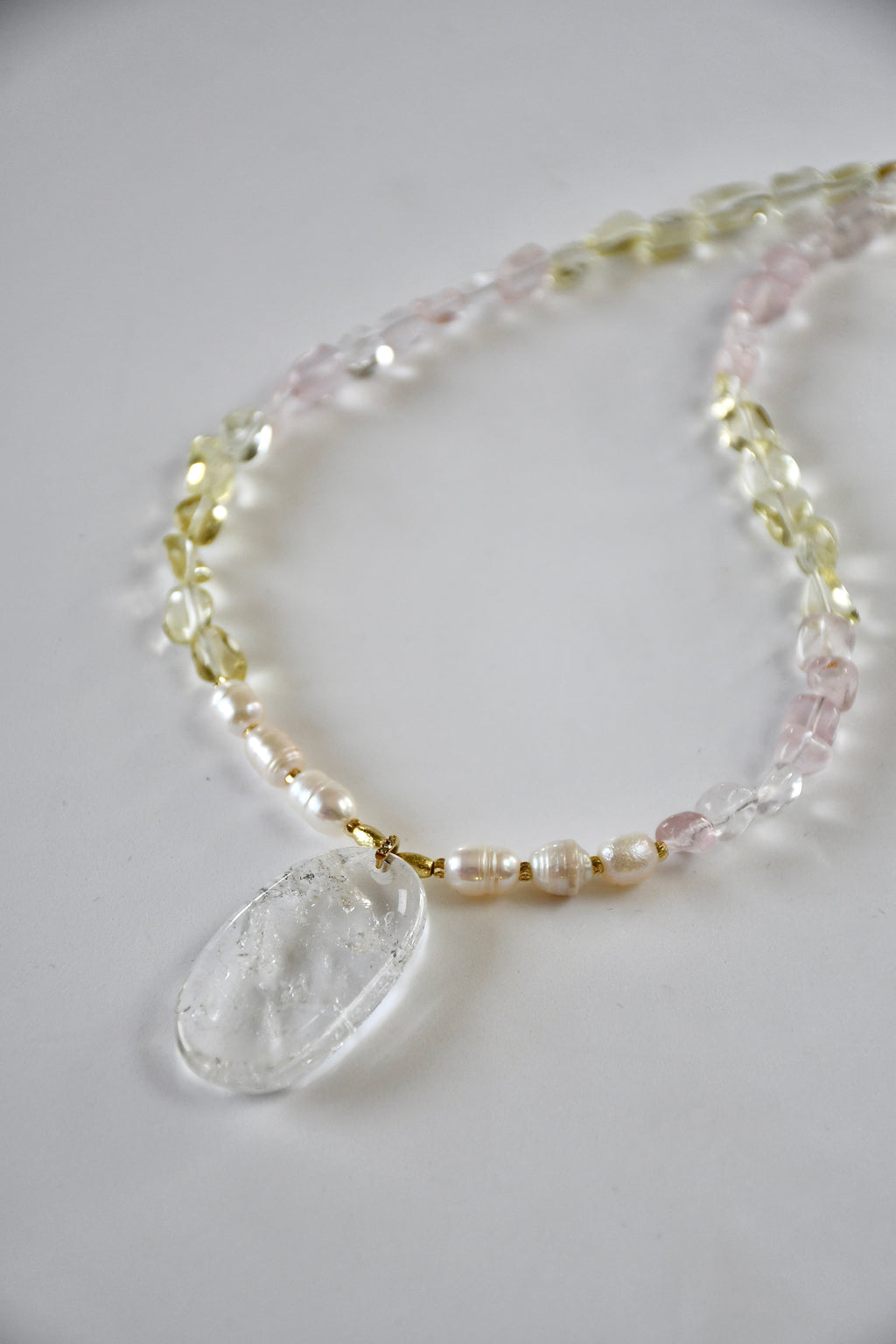 Collier Multi Quartz & Perles d’eau douce