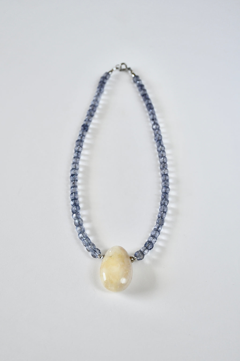 Collier Topaze & Citrine — Clarté, Vitalité et Équilibre