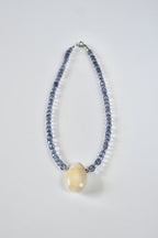 Collier Topaze & Citrine — Clarté, Vitalité et Équilibre