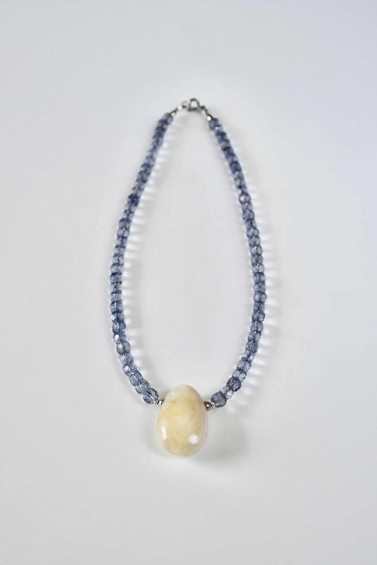 Collier Topaze & Citrine — Clarté, Vitalité et Équilibre